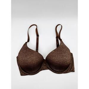 TWO Push Up Lace 34D Pink Perfect Shape Sexy Balconet Victoria's Secret Bra Lot